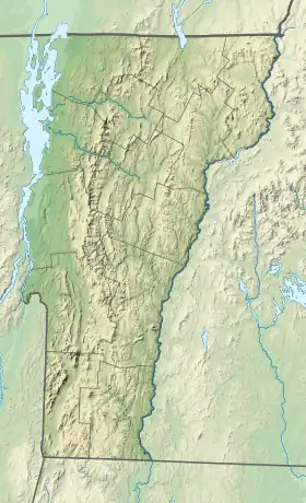 Voir sur la carte topographique du Vermont
