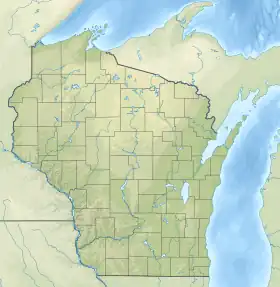 Voir sur la carte topographique du Wisconsin