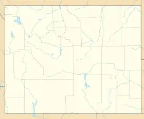 voir sur la carte du Wyoming
