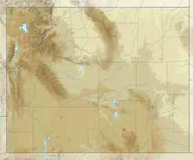 Voir sur la carte topographique du Wyoming