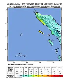 Image illustrative de l’article Séismes de 2012 à Sumatra