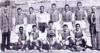 USSC Témouchent vainqueur  de la Coupe d'Afrique du Nord  édition (1953-1954)
