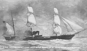illustration de USS Housatonic (1861)