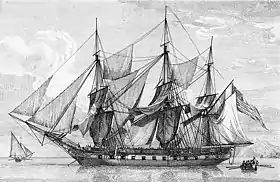 illustration de USS Boston (1799)