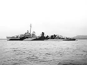 illustration de USS Bush (DD-529)