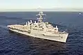 L'USS Cleveland à la mer.