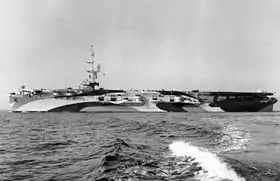 illustration de USS Commencement Bay (CVE-105)