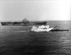 Lancement d'un Regulus par le USS Halibut (SSGN-587)