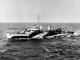 illustration de USS Halligan (DD-584)