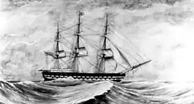illustration de USS Independence (1814)