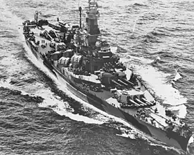 illustration de USS Indiana (BB-58)