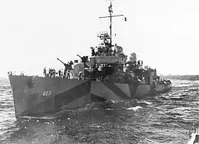 illustration de USS Little (DD-803)
