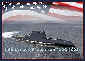 illustration de USS Lyndon B. Johnson (DDG-1002)