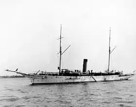 Le USS Mayflower en 1905.