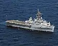 L'USS Nashville dans la mer d'Arabie (31 août 2006).