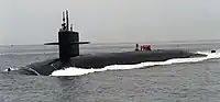 L'USS Wyoming, sous-marin lanceurs d'engins balistiques américain