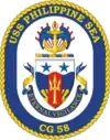 Badge de l'USS Philippine Sea (CG-58).