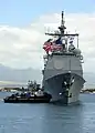 L'USS Port Royal en escale à Pearl Harbor (2 mai 2008)