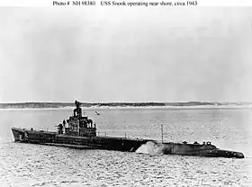illustration de USS Snook (SS-279)