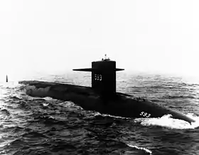 illustration de USS Thresher (SSN-593)