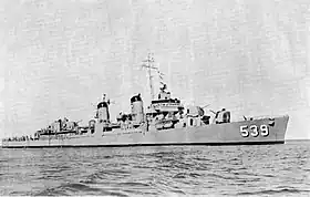 illustration de USS Tingey (DD-539)