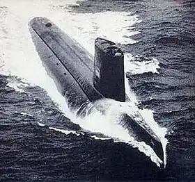 illustration de USS Triton (SSRN-586)