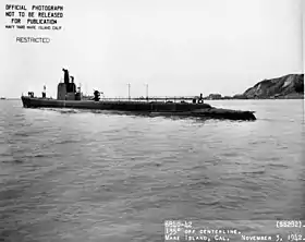 illustration de USS Tunny (SS-282)