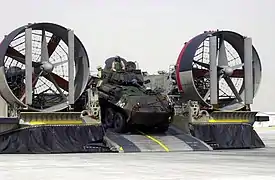 Hélices Dowty d'un LCAC de l'US Navy.