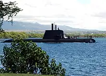  Le sous-marin DCNS Barracuda shortfin block 1A construit à Adélaïde.