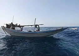 Des pêcheurs en mer d'Arabie.