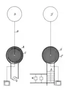 Brevet 645576 déposé en 1897, accordé en mars 1900 de transmission d'énergie sans fil. L'énergie est transmise par la haute atmosphère, par les ballons métalliques D et D'.