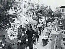 Photographie des troupes américaines à Skopje en 1963