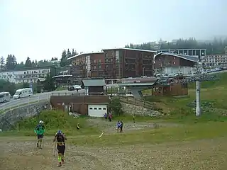 Le Recoin (Chamrousse) sur le parcours de 95 km.