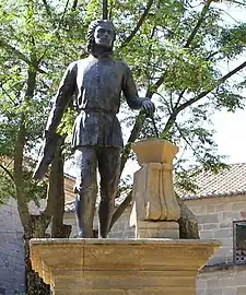 Statue d'Andrés de Vandelvira à Ubeda.