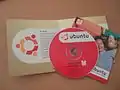 CD d’Ubuntu 7.04 Feisty Fawn