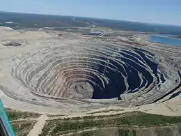 La mine de diamant Oudatchnaïa.
