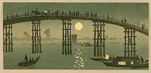 Le pont sur la rivière Sumida