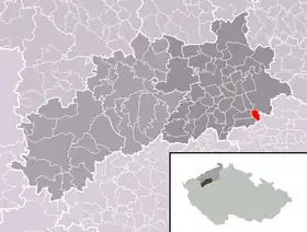 Localisation de Úherce