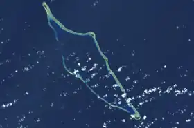 Image satellite d'Ujae.