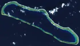 Image satelite d'Ujelang