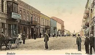 La rue Slawkowska en 1912