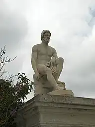 Ulysse dans l'Ile de Calypso (1833), parc du château de Compiègne.