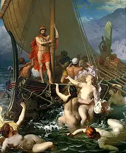 Léon Belly, Ulysse et les Sirènes (1867).