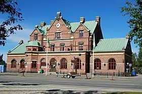 La gare centrale d'Umeå