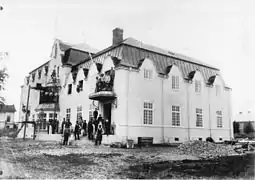 La villa lors de sa construction en 1905.