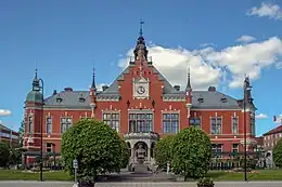 L'hôtel de ville d'Umeå