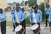 Fanfare de la police municipale ivoirienne à Abidjan