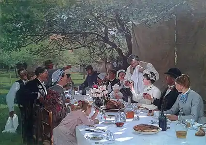 Un repas de noces à Yport (1886), musée des Beaux-Arts de Rouen.