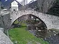 Un pont de L'église de Sallent de Gállego.