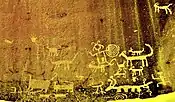 Pétroglyphes, Chaco Canyon